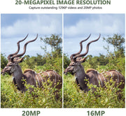 Mini Wildlife Trail Camera with Night Vision 0.5S Trigger Motion Activated 20MP 1080P IP66 Waterproof for Hunting & home security