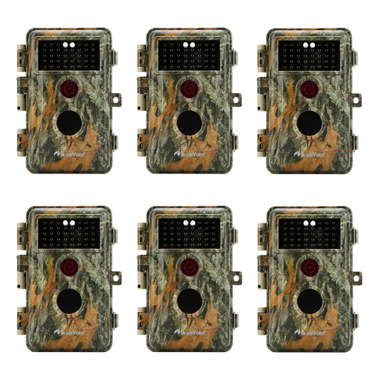 6-Pack 64MP Photo 1296P MP4 Video Wildlife Trail & Stealthy Camouflage Field Tree Cams for Outdoor Tracking Night Vision Motion Activated Waterproof | A252 Matte Olive Drab