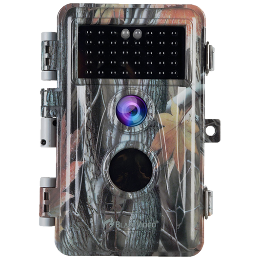 64MP 1296P Video Camouflage Game Trail & Deer Observing Wildlife Camera HD Motion Activated No Glow Night Version IP66 Waterproof | A252 Driftwood Bark