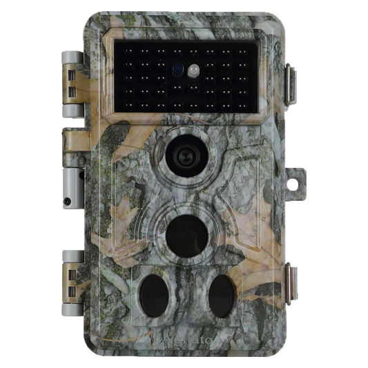 Trail Game Deer Camera Stealthy Camouflage No Glow for Observing 64MP 1296P 0.1S Trigger Time Motion Activated Waterproof Time Lapse Photo& Video | A262 Driftwood Bark