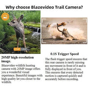 5-Pack Stealthy Camo Trail Observing & Game Deer Cameras HD 32MP 1296P Video 0.1s Trigger Time Motion Activated Waterproof No Glow Night Vision | A262