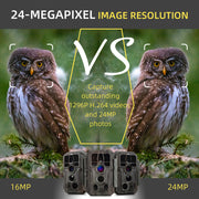2-Pack A280 Trail Game Deer Cameras 24MP Photo 2304x1296P MP4 Video 100ft Night Vision No Glow 0.1S Trigger Motion Activated Waterproof Time Lapse