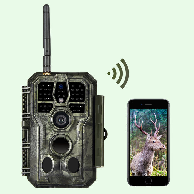 Bluetooth WIFI Trail Cameras 32MP 1296P for Wildlife Observing & Home or Backyard Security Night Vision Motion Activated Waterproof | A280W