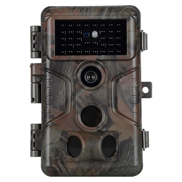 Trail Deer Camera 100ft Night Vision 64MP 1296P Motion Activated 0.1S Trigger Speed No Glow Waterproof for Wildlife Observing & Backyard Security | A323 Oak Brown