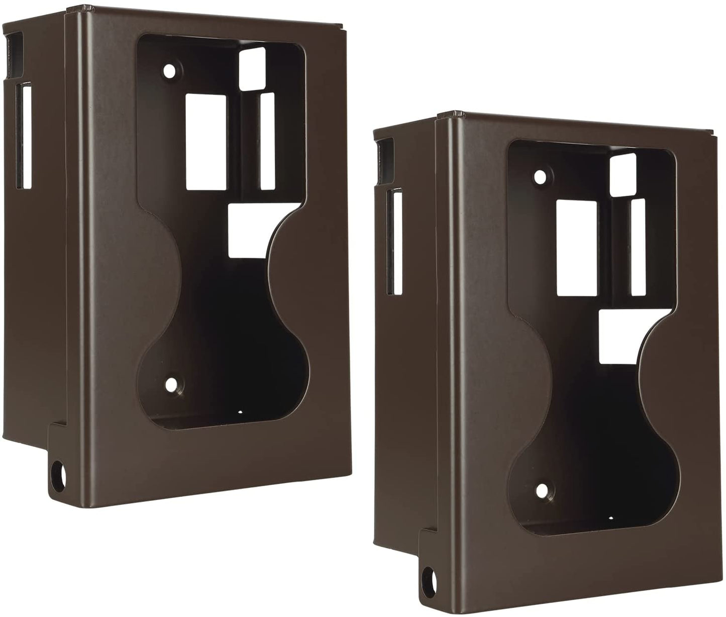 2 Pack Game Trail Camera Safe Security Case & Protective Metal Box