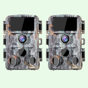 Wildlife Trail Camera with No Glow Night Vision 0.3S Trigger Motion Activated IP65 Waterproof for Hunting & home security 20MP 1296P