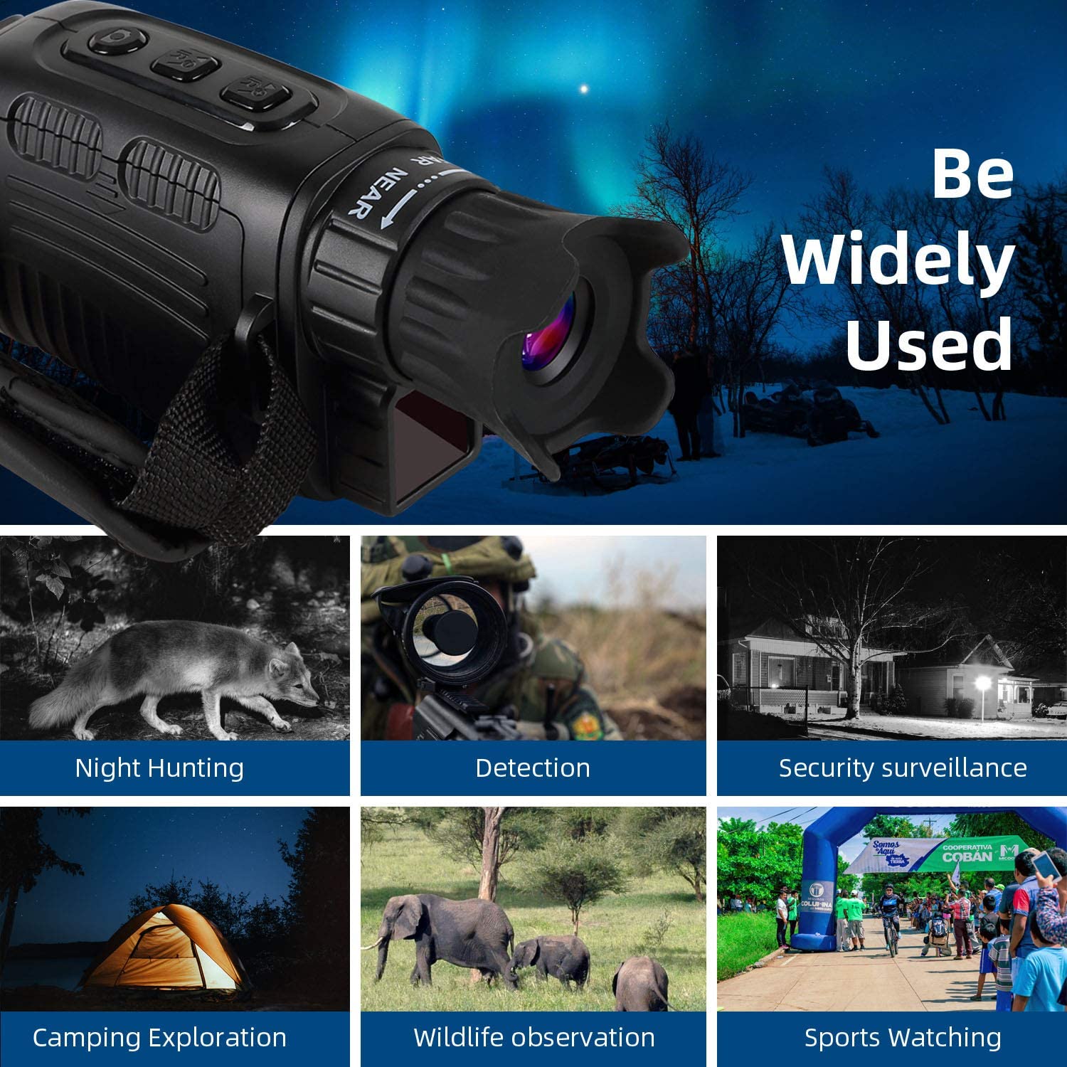 Digital Night Vision Binocular & Monocular BlazeVideo USA