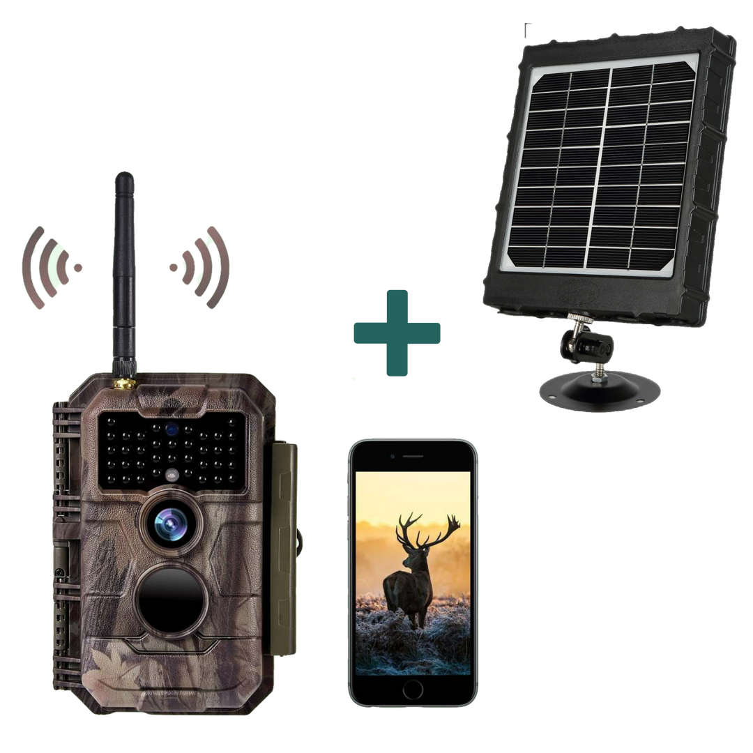 Wireless Bluetooth WiFi Game Trail Deer Camera 24MP 1296P Night